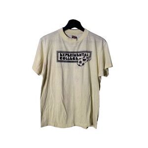 80s VTG Experimental College T Shirt USA Large